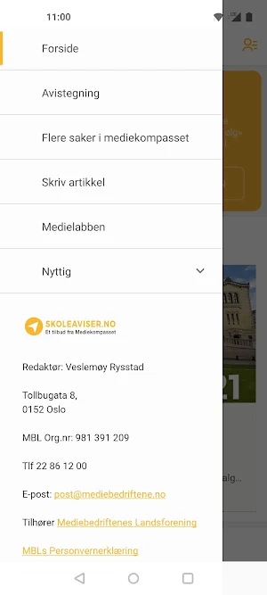 Skoleaviser Screenshot 2