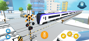 踏切だいすき - 一番楽しい電車のゲーム Screenshot 1