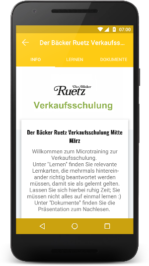 RUETZ – Mobiles Lernen Screenshot 1