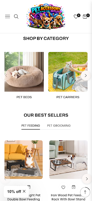 Pet Accessory Outlet Screenshot 2