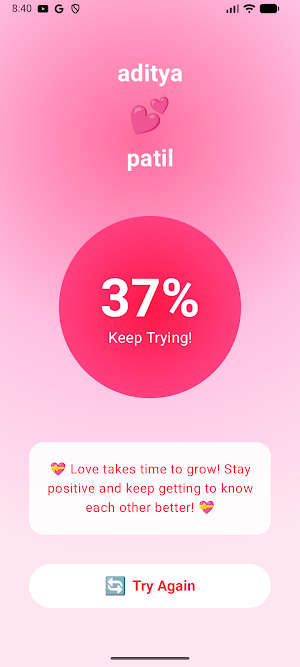 Love Tester - Love Calculator Screenshot 1