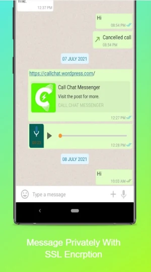 Call Chat Private Messenger Screenshot 1