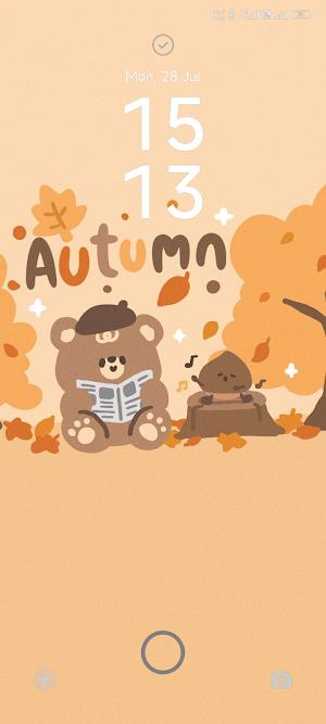 Cute Fall Wallpaper Screenshot 1