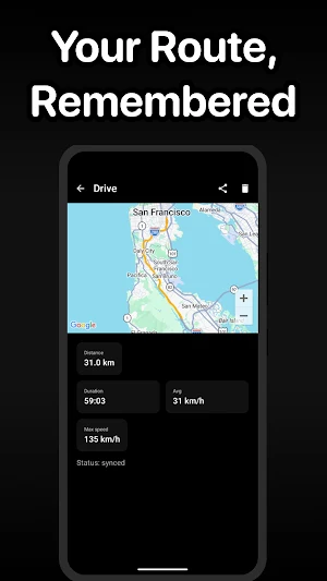 DriveTrace - Car Drive Tracker Screenshot 2