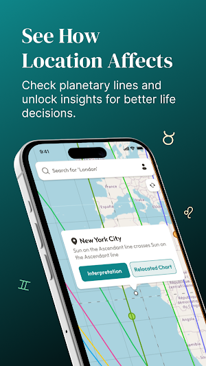 Karma Lines - Astrocartography Screenshot 2
