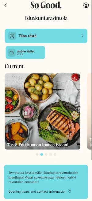 Eduskuntaravintola Screenshot 0