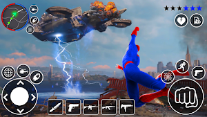 Spider Rope Hero Spider Game X Screenshot 2