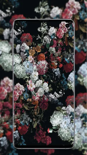 Floral wallpaper Screenshot 3