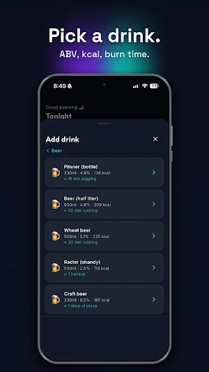 LuciDrinks: Conscious Drinking Screenshot 2