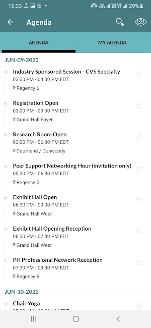 PHA Events Screenshot 2