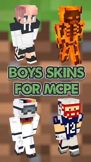 Boys Skins Big Pack For MCPE 2 Screenshot 0