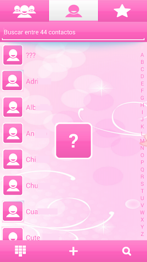 THEME PINK WHITE FOR EXDIALER Screenshot 2