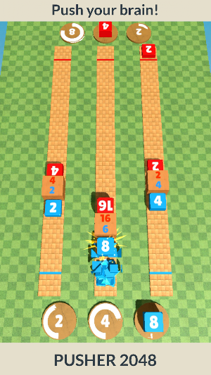 Pusher 2048 Screenshot 2