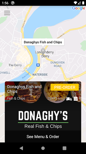 Donaghys Fish and Chips Screenshot 1