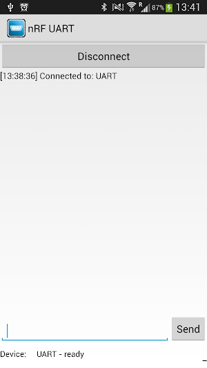 nRF UART 2.0 Screenshot 0