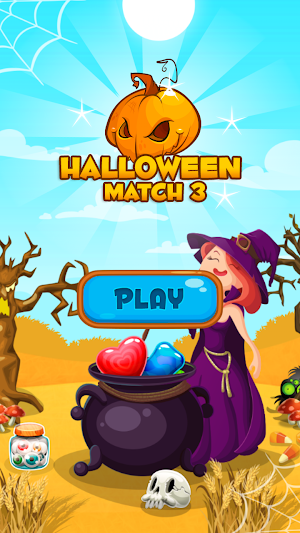 Halloween Candy Jewel: Match 3 Screenshot 0