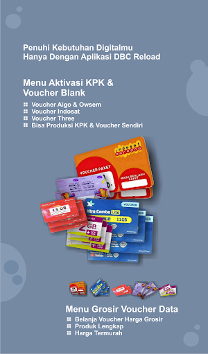 DBC Reload : Aplikasi Agen Pulsa, eMoney & PPOB Screenshot 1