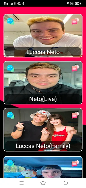 Luccas Neto video call & chat Screenshot 0