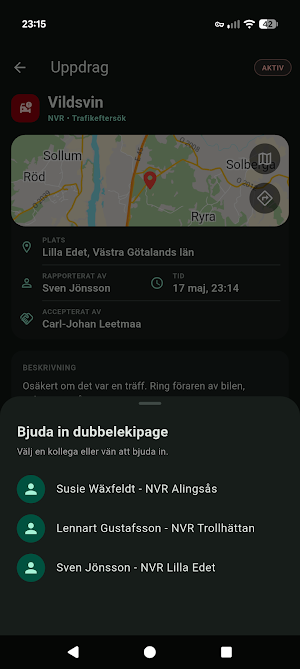 Eftersök Screenshot 3