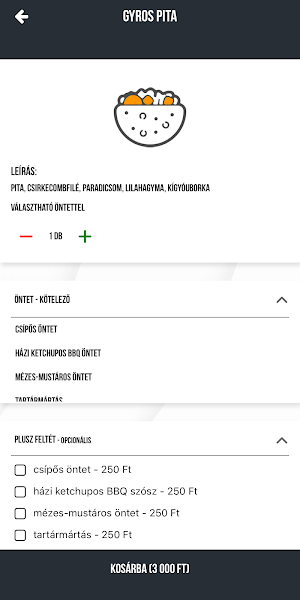 Szeva Ételbár Screenshot 2