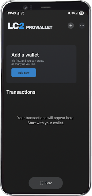 LC2 ProWallet Screenshot 2