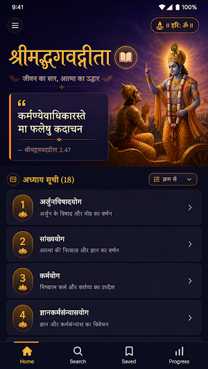 Bhagavad Gita Audio - Hindi Screenshot 0