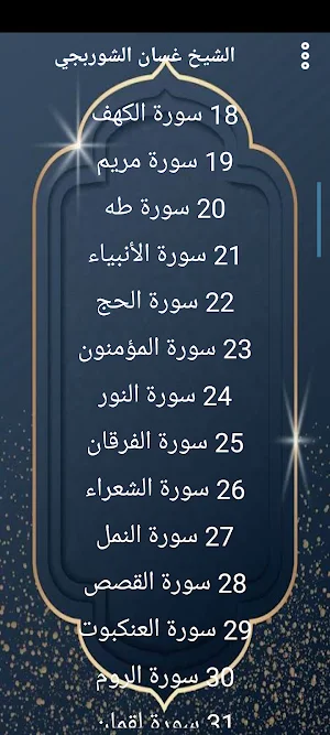 غسان الشوربجي قرآن بدون نت Screenshot 0