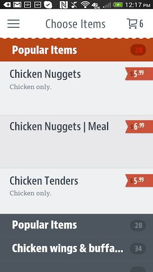 Golden Wings Fish & Chicken Screenshot 2