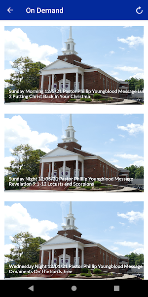 Hoopers Creek Baptist Church Screenshot 2