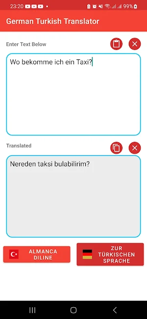 German Turkish Translator Screenshot 3