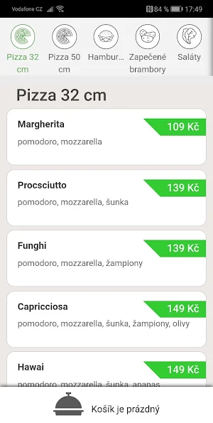 Pizza Tony Praha Screenshot 2