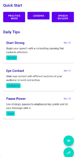 Public Speaking Tip Screenshot 3