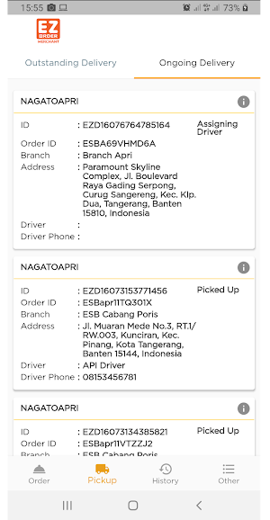EZ Order Merchant Screenshot 1
