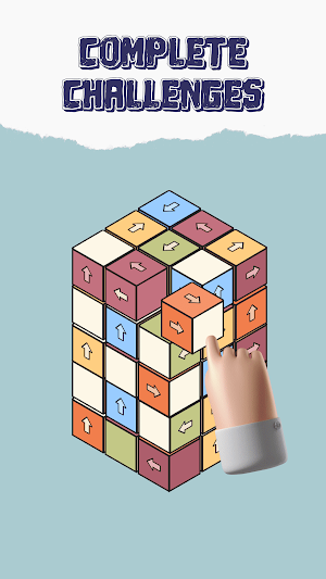 Tap away 3D - Puzzle game Screenshot 1