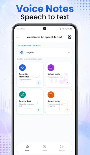 VoiceNotes AI: Speech to Text Screenshot 0
