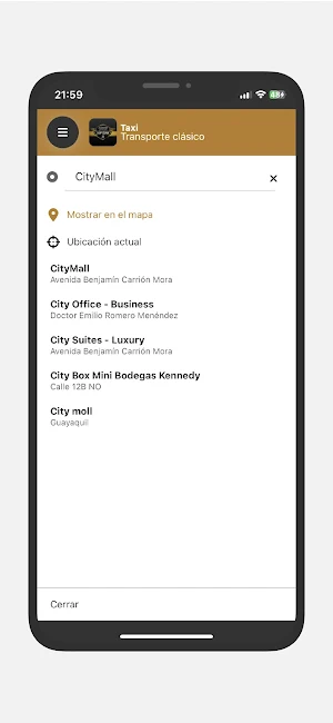 VIPCAR Riobamba Screenshot 1