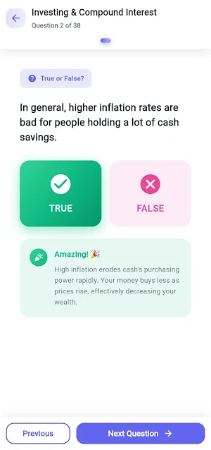 Get Rich: AI Coach & Quizzes Screenshot 3