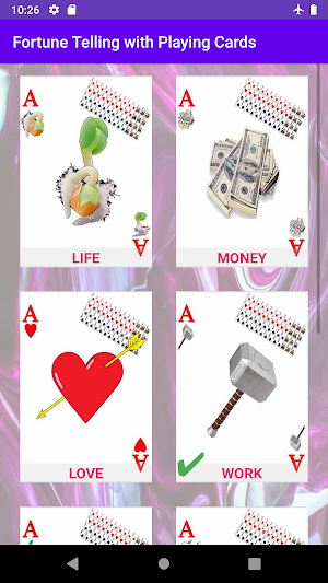 Fortune Telling from Playing Cards Screenshot 1