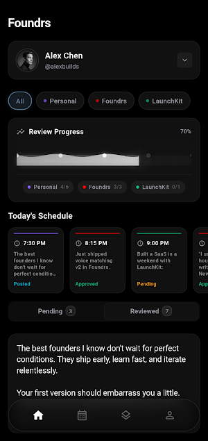 Foundrs Screenshot 0