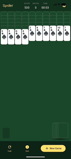 Spider Solitaire Screenshot 0