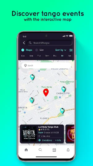 TangoApp: Tango, Milongas Screenshot 1