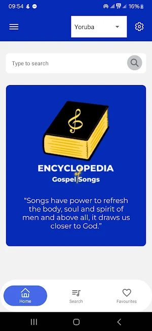Encyclopedia of Gospel Songs Screenshot 0