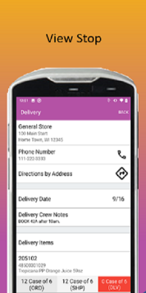 CAVU - Delivery App Screenshot 2