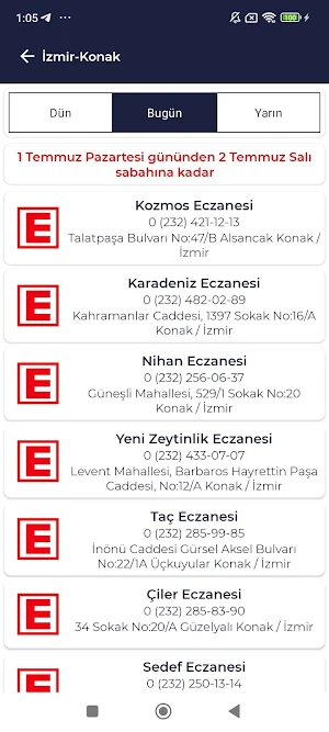 Nöbetçi Eczanem Screenshot 1
