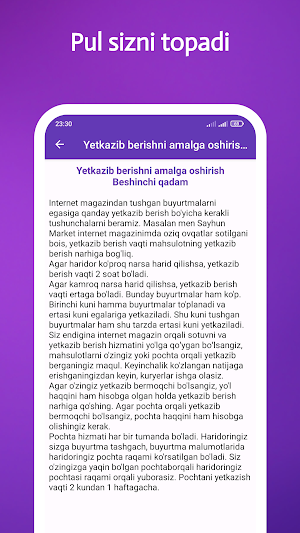 Internetda Pul Ishlash Screenshot 3