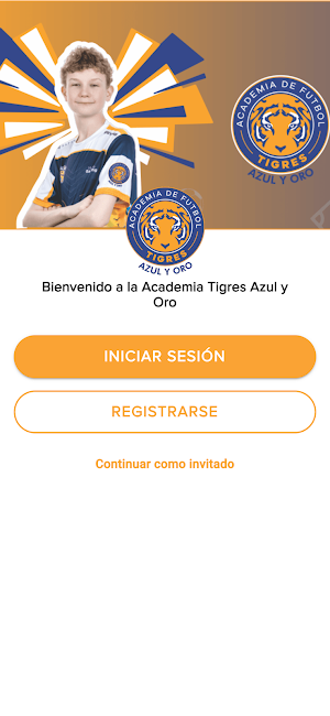 Academia Tigres Azul y Oro Screenshot 0