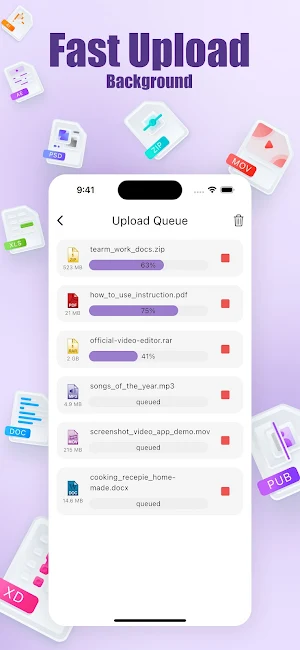 Tempie: Cloud Upload & Share Screenshot 1