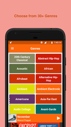 Mixtape Music Player Screenshot 1