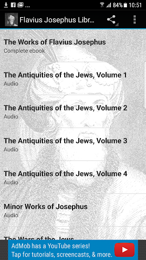 Flavius Josephus Library Screenshot 0