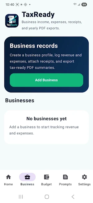 TaxReady Screenshot 2